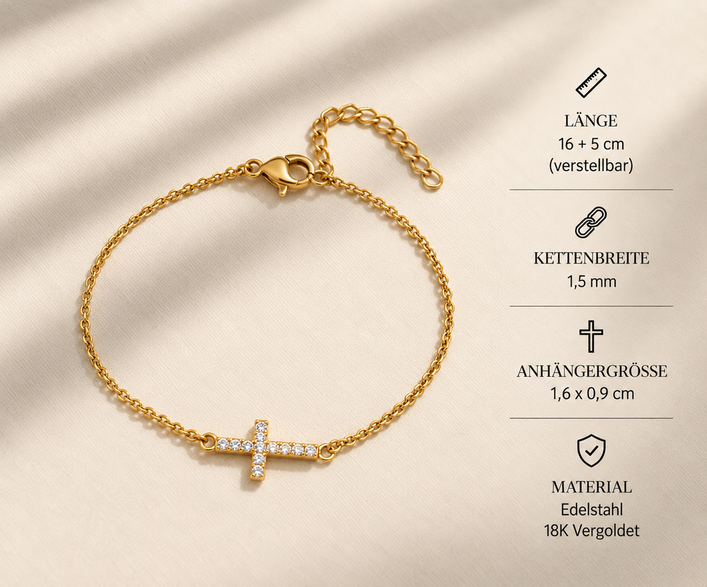 Grace Cross Bracelet