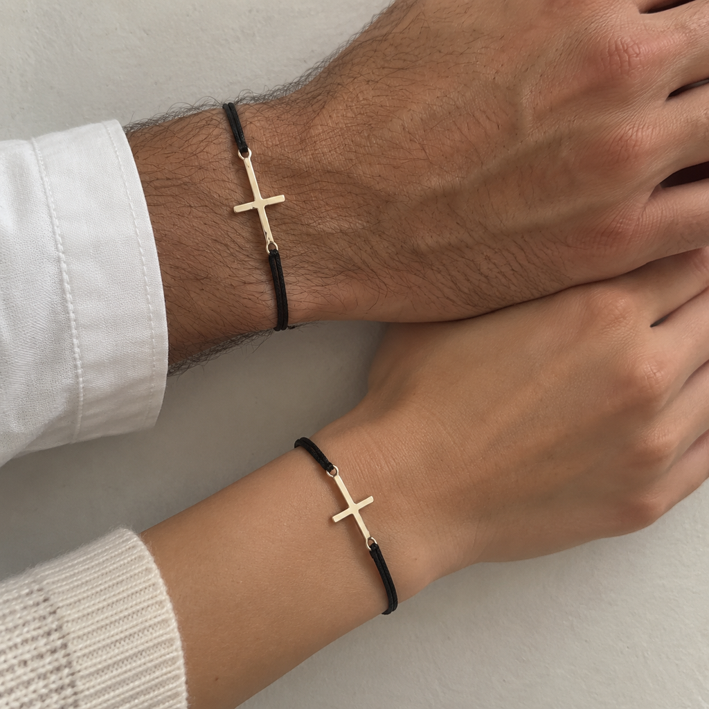 Couple Cross Bracelet
